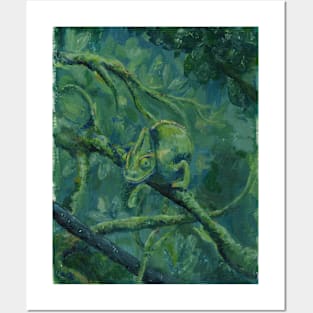 Veiled Chameleon Posters and Art